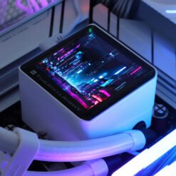 Thermalright Frozen Vision 360 White Liquid CPU Water Cooler with Customizable 2.88-inch IPS LCD Display 12cm PWM Fan 8 Thermalright Frozen Vision 360 White Liquid CPU Water Cooler with Customizable 2.88-inch IPS LCD Display 12cm PWM Fan - Image 3