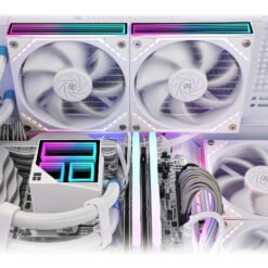 Thermalright Frozen Infinity 240 White RGB Liquid CPU Cooler with Double PWM Fans with 2000RPM, Desktop CPU Aio Cooler - Image 3