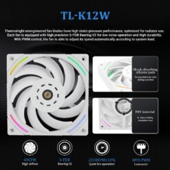 Thermalright Elite Vision 360 ARGB White AIO CPU Liquid Cooler with Customizable IPS LCD Screen with 320*320 Resolution for AM4/AM5/Intel LGA1700/1851 10 Thermalright Elite Vision 360 ARGB White AIO CPU Liquid Cooler with Customizable IPS LCD Screen with 320*320 Resolution for AM4/AM5/Intel LGA1700/1851 - Image 5