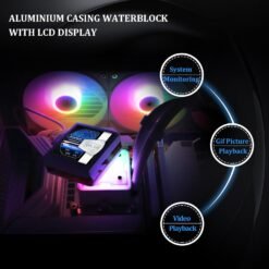 Thermalright Grand Vision 360 ARGB White CPU AIO Cooler with Customizable IPS LCD Screen 480x480 Resolution for AM4/AM5&Intel LGA1700/1851 7 Thermalright Grand Vision 360 ARGB White CPU AIO Cooler with Customizable IPS LCD Screen 480x480 Resolution for AM4/AM5&Intel LGA1700/1851 - Image 3