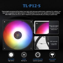 Alternative view of Thermalright Grand Vision 240 ARGB Black CPU AIO Cooler with Customizable IPS LCD Screen 480x480 Resolution for AM4/AM5; LGA1700/1851,High Performance Pump