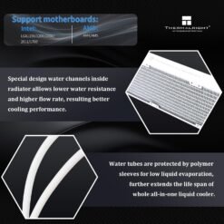 Thermalright Elite Vision 360 ARGB White AIO CPU Liquid Cooler with Customizable IPS LCD Screen with 320*320 Resolution for AM4/AM5/Intel LGA1700/1851 8 Thermalright Elite Vision 360 ARGB White AIO CPU Liquid Cooler with Customizable IPS LCD Screen with 320*320 Resolution for AM4/AM5/Intel LGA1700/1851 - Image 3