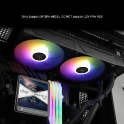 Thermalright Grand Vision 240 ARGB Black CPU AIO Cooler with Customizable IPS LCD Screen 480x480 Resolution for AM4/AM5; LGA1700/1851,High Performance Pump 7 Thermalright Grand Vision 240 ARGB Black CPU AIO Cooler with Customizable IPS LCD Screen 480x480 Resolution for AM4/AM5; LGA1700/1851,High Performance Pump - Image 3