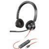 Poly Blackwire 3320 Wired Headset Type-C and USB-A Dual Connectors (Plantronics) for Call Center and Meetings Microphone Boom Hi-fi Stereo for PC and Mac Works with Teams/Zoom 10 Poly Blackwire 3320