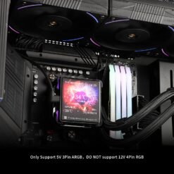 Thermalright Elite Vision 360 ARGB BLACK AIO CPU Liquid Cooler with Customizable IPS LCD Screen with 320*320 Resolution for AM4/AM5/Intel LGA1700/1851 11 Thermalright Elite Vision 360 ARGB BLACK