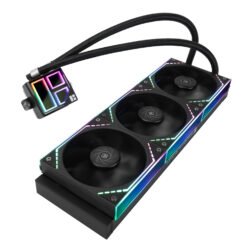 Alternative view of Thermalright Frozen Infinity 360 Black Liquid CPU Cooler RGB Triple PWM Fans with 2000RPM Desktop CPU Aio Cooler