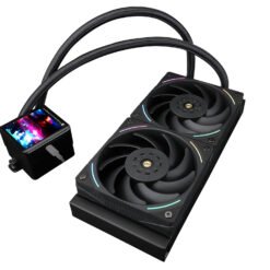 Alternative view of Thermalright Frozen Vision 240 Black Liquid CPU Water Cooler with Customizable 2.88-inch IPS LCD Display 12cm PWM Fan