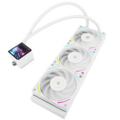 Alternative view of Thermalright Frozen Vision 360 White Liquid CPU Water Cooler with Customizable 2.88-inch IPS LCD Display 12cm PWM Fan