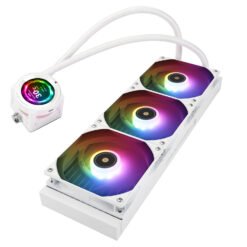 Alternative view of Thermalright CORE Vision 360 White ARGB CPU AIO Cooler with Customizable IPS LCD Screen PWM Fans