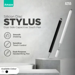 Amaze A255 Twin-Tip Universal Stylus Pen with Silicon Tip and Convenience Affordability Design 5 Amaze A255