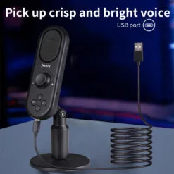 Jmary MC-PW7 Professional USB Microphone with Noise Reduction for Podcasting, Gaming, Streaming, Recordings - Image 3