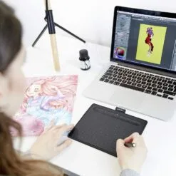 Alternative view of Wacom Intuos S Bluetooth Small CTL-4100WLK-N Graphics Tablet Digitizer 7 inch 4,096 Pressure Points with Pen