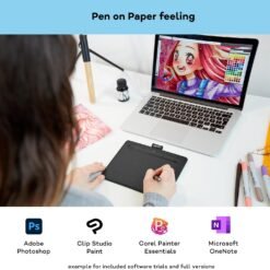 Wacom Intuos S Bluetooth Small CTL-4100WLK-N Graphics Tablet Digitizer 7 inch 4,096 Pressure Points with Pen 13 Wacom Intuos S Bluetooth