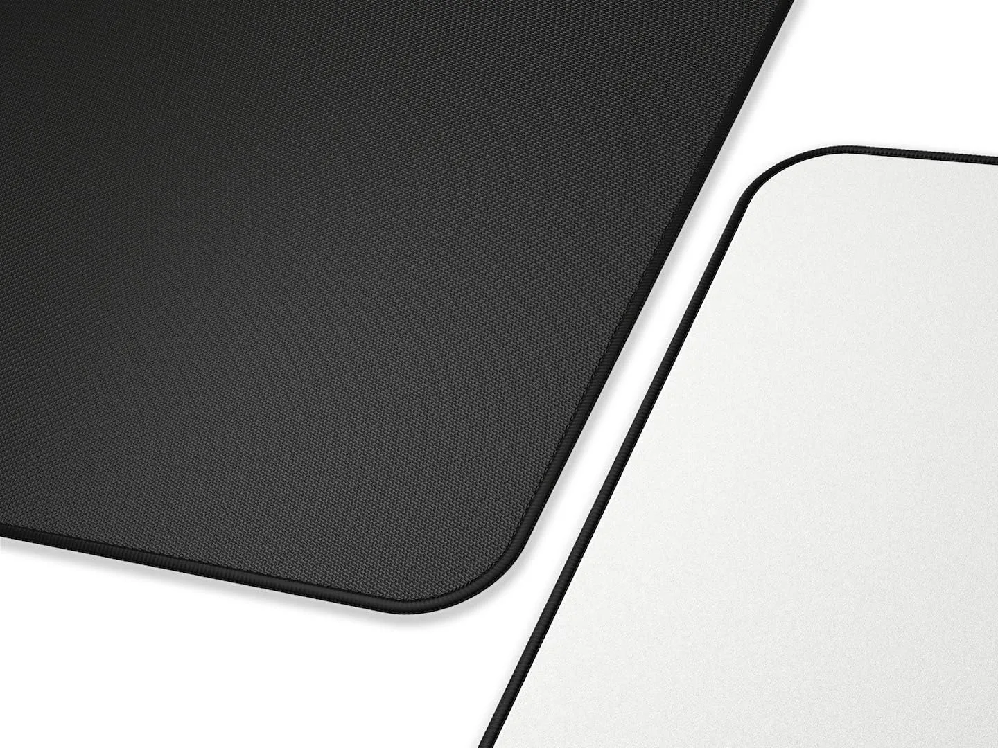 Glorious Extended Gaming Mouse Pad Mat White with Stitched Edges 11"x36" - Image 3