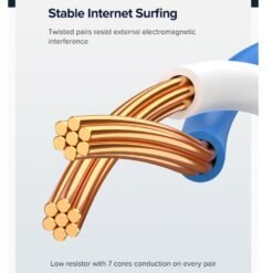 UGREEN NW102 Cat 6 Ethernet LAN Cable Slim Round Internet UTP Cable up to 1000 Mbps 12 UGREEN NW102 Cat 6 Ethernet LAN Cable Slim Round Internet UTP Cable up to 1000 Mbps - Image 6