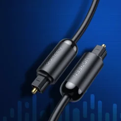 UGREEN AV122 Toslink Optical Audio Cable with flexible PVC jacket and gold-plated connectors - Image 3