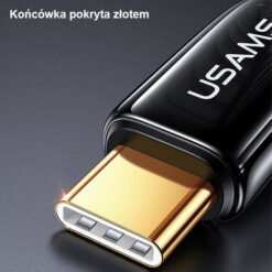 USAMS U82 Type-C to Type-C 240W 2 Meter PD 3.1 Fast Charging Braided Cable for Note book and Mobiles SJ581USB01 - Image 3