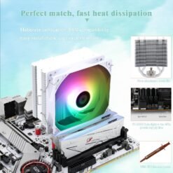 Thermalright Assassin X120 Refined SE White ARGB CPU Air Cooler with 4 Heat pipes and TL-C12C-S PWM Fan, Aluminium Heatsink Cover, AGHP Technology, for AMD AM4/AM5/Intel LGA, 1150/1151/1155/1851/1200/1700 7 Thermalright Assassin X120 Refined SE White ARGB CPU Air Cooler with 4 Heat pipes and TL-C12C-S PWM Fan, Aluminium Heatsink Cover, AGHP Technology, for AMD AM4/AM5/Intel LGA, 1150/1151/1155/1851/1200/1700 - Image 3