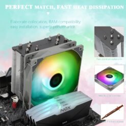Thermalright Assassin King 120 SE ARGB CPU Air Cooler AK120 SE ARGB with 5 Heatpipes and TL-C12C-S PWM Quiet Fan CPU Cooler with S-FDB Bearing, for AMD AM4/AM5/Intel LGA1700/1150/1151/1200/1851 11 Thermalright Assassin King 120 SE ARGB