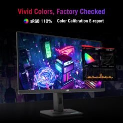 Alternative view of ASUS ROG Strix XG259QNS 25inch 380Hz IPS eSports Gaming Monitor 24.5 inch viewable FHD (1920 x 1080) 1 ms GTG (0.3 ms minimum), HDR, DisplayWidget Center