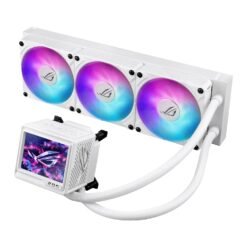ASUS ROG RYUYJIN III 360 ARGB Extreme White All-in-one AIO CPU Liquid Cooler with 3.5inch LCD Screen for AMD Ryzen 9000 & Intel Core Ultra Ready 9 ASUS ROG RYUYJIN III 360 ARGB Extreme White All-in-one AIO CPU Liquid Cooler with 3.5inch LCD Screen for AMD Ryzen 9000 & Intel Core Ultra Ready - Image 4