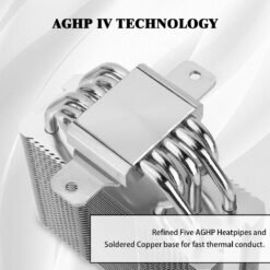 Thermalright Assassin King 120 Mini White ARGB V3 CPU Air Cooler 1500RPM Speed with 5 Heat Pipes and Infinity Mirror ARGB for AMD AM4 AM5&Intel 1700/1150/1151/1200 - Image 3