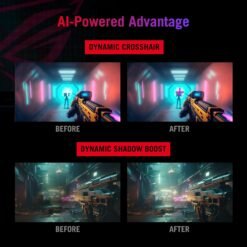 ASUS ROG Strix XG27ACS-W 27inch 180Hz 1ms IPS 2K Type-C Gaming Monitor White 2560x1440 1ms (GTG), Extreme Low Motion Blur Sync, USB Type-C, G-Sync compatible, DisplayWidget Center, tripod socket, HDR 13 ASUS ROG Strix XG27ACS-W