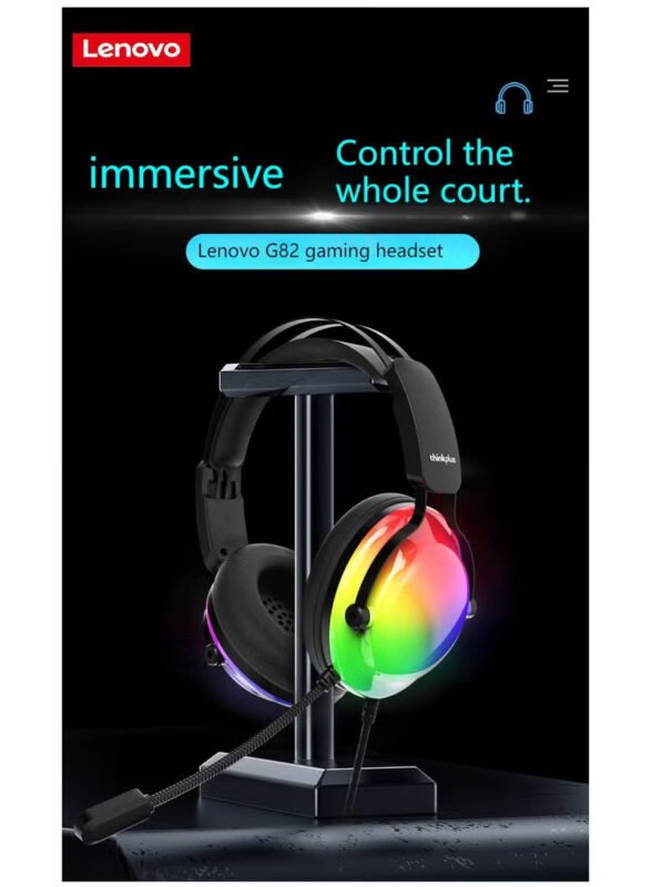Lenovo ThinkPlus G82B RGB USB Gaming Headphone with 7.1 Surround Sound and Microphone 16 da3f8c12 2630 4fc3 aeb0 8685952deb0e