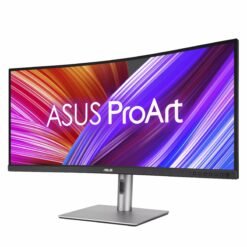 Alternative view of ASUS ProArt Display PA34VCNV 32.1 Inch Curved Professional Monitor IPS, 21:9 3440 x 1440, 3800R Curvature, 100% sRGB / Rec.709, Color Accuracy ΔE < 2, Calman Verified, USB-C Docking PD 96W
