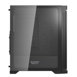DarkFlash DK361 ATX PC Case with 4 RGB Fans with Hexagon mesh front panel - Image 3