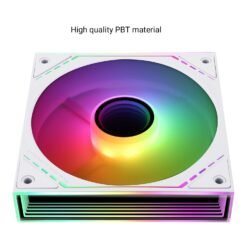 Thermalright TL-M12W-S 120mm ARGB PC Case Fan with 1500RPM Quiet 4pin PWM PC Fan, for S-FDB Bearing with Infinite Mirrors on Both Sides 8 Thermalright TL-M12W-S 120mm ARGB PC Case Fan with 1500RPM Quiet 4pin PWM PC Fan, for S-FDB Bearing with Infinite Mirrors on Both Sides - Image 3
