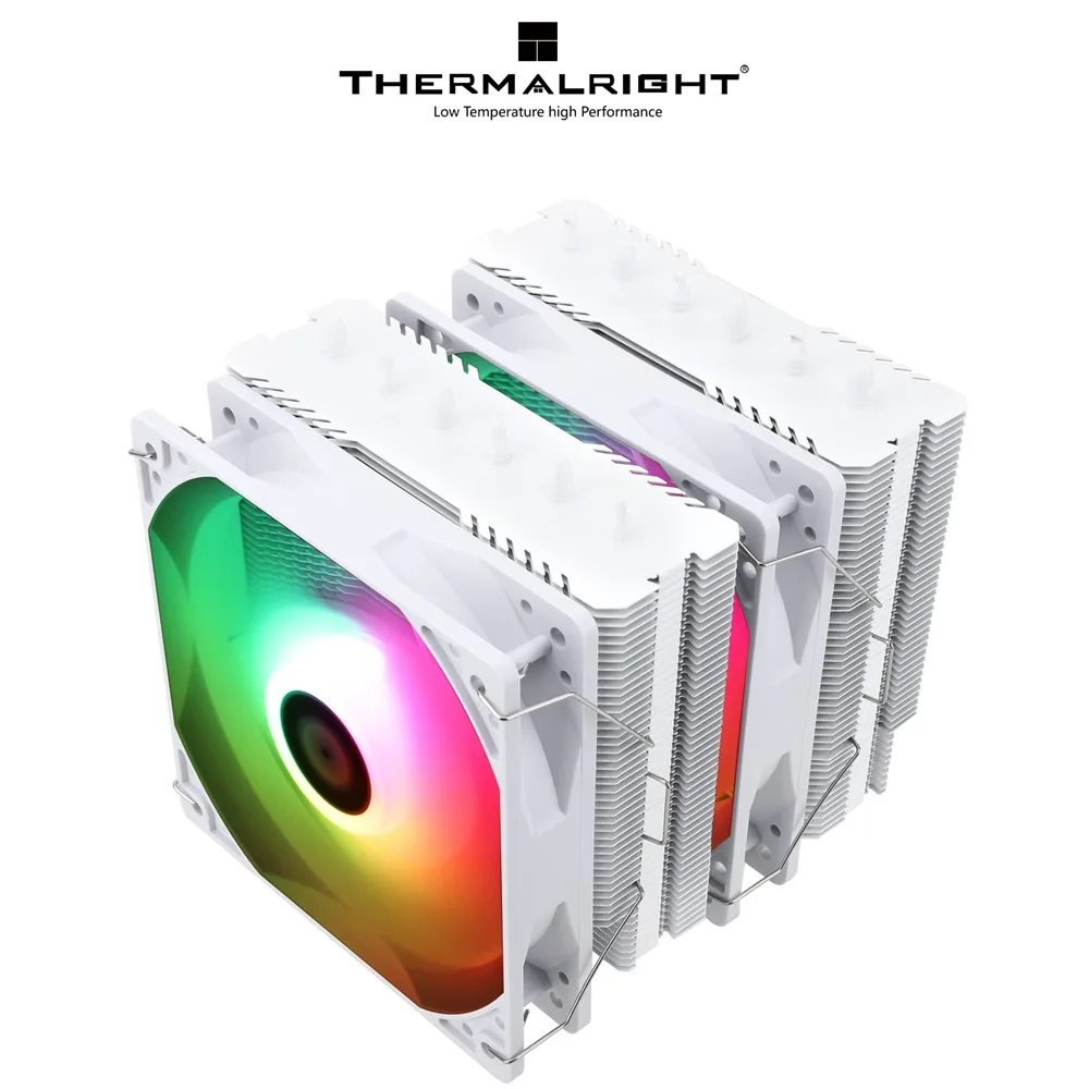 Thermalright Peerless Assassin 120 SE White ARGB CPU Air Cooler with 6 Heat Pipes and Dual TL-C12C-S PWM Fan, Aluminum Heatsink Cover, AGHP Technology Support AMD AM4/AM5/Intel, LGA1700/115X/1155/1200/1851 1 Thermalright Peerless Assassin 120 SE White ARGB