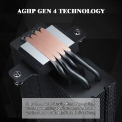 Alternative view of Thermalright Assassin Spirit 120 EVO Dark CPU Air Cooler,1850RPM Speed,4 Heat Pipes, 120mm PWM Quiet Fan CPU Cooler with S-FDB Bearing