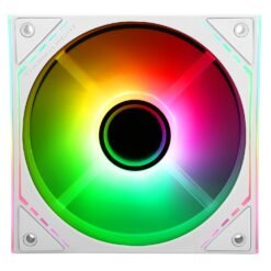 Alternative view of Thermalright TL-M12W-S 120mm ARGB PC Case Fan with 1500RPM Quiet 4pin PWM PC Fan, for S-FDB Bearing with Infinite Mirrors on Both Sides