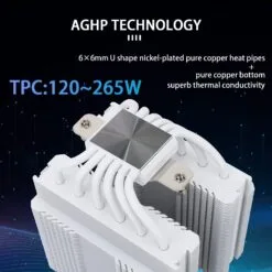 Thermalright Peerless Assassin 120 SE White ARGB CPU Air Cooler with 6 Heat Pipes and Dual TL-C12C-S PWM Fan, Aluminum Heatsink Cover, AGHP Technology Support AMD AM4/AM5/Intel, LGA1700/115X/1155/1200/1851 8 Thermalright Peerless Assassin 120 SE White ARGB CPU Air Cooler with 6 Heat Pipes and Dual TL-C12C-S PWM Fan, Aluminum Heatsink Cover, AGHP Technology Support AMD AM4/AM5/Intel, LGA1700/115X/1155/1200/1851 - Image 4