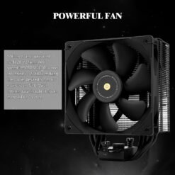 Thermalright Assassin Spirit 120 EVO Dark CPU Air Cooler,1850RPM Speed,4 Heat Pipes, 120mm PWM Quiet Fan CPU Cooler with S-FDB Bearing - Image 4