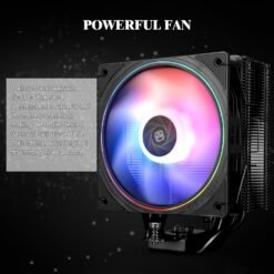 Thermalright Assassin Spirit 120 EVO Black ARGB CPU Air Cooler with 120mm PWM Quiet ARGB Fan, AGHP 4th Technology 7 Thermalright Assassin Spirit 120 EVO Black ARGB CPU Air Cooler with 120mm PWM Quiet ARGB Fan, AGHP 4th Technology - Image 3