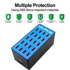 100W 20 Ports USB Charging Station