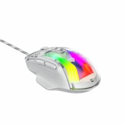 Xtrike me GM-319 Wired RGB Gaming Mouse White 6400Dpi Transparent Shell - Image 3