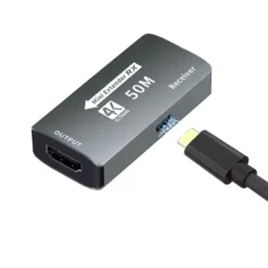 Alternative view of HDMI Range Extender 50 meter 4K LAN Cat6 HDMI Original 4k Range Extender upto 50M Cat6 Network Hdtv