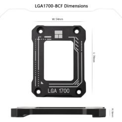 Thermalright LGA1700-BCF Black V2 CPU Retainer for Intel 12/13/14th Anti-Bend Retainer, LGA1700 CPU Retainer Clamp, LGA17XX Corrective CPU Bend Retainer, Standard for HeatSinks 8 Thermalright LGA1700-BCF Black V2 CPU Retainer for Intel 12/13/14th Anti-Bend Retainer, LGA1700 CPU Retainer Clamp, LGA17XX Corrective CPU Bend Retainer, Standard for HeatSinks - Image 3
