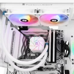 Thermalright Aqua Elite 240 White V3 Liquid ARGB CPU Cooler with Double PWM ARGB Fans with S-FDB Bearings Efficient PWM Controlled Pump for AMD/AM4/AM5, Intel LGA1150/1151/1200/2011/1700 9 Thermalright Aqua Elite 240 White V3