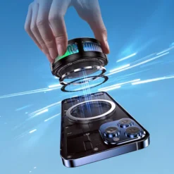 Amaze A502 Snow Core Ai Mobile Cooling Radiator with 12 RGB Modes Aluminum Alloy - Image 3