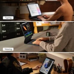 ESR iPad Pro 13inch (2024) M4 Rebound Magnetic Keyboard Case 360 with portrait and landscape modes 14 ESR iPad Pro 13inch (2024) M4 Rebound Magnetic Keyboard Case 360 with portrait and landscape modes - Image 7