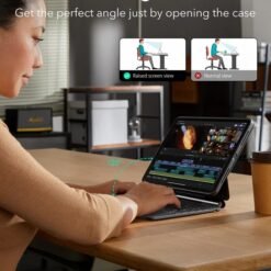 Alternative view of ESR iPad Pro 11 inch (2024) Rebound Magnetic Keyboard Case 360 Can be used in both portrait and landscape modes