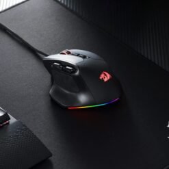 Redragon M806 BULLSEYE RGB MMO Gaming Mouse with 12,400 Dpi and 7 Programmable Buttons with Pro Sensor 9 Redragon M806