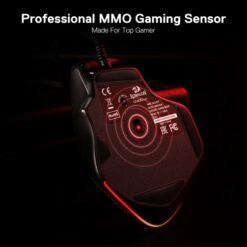 Redragon M806 BULLSEYE RGB MMO Gaming Mouse with 12,400 Dpi and 7 Programmable Buttons with Pro Sensor 7 Redragon M806 BULLSEYE RGB MMO Gaming Mouse with 12,400 Dpi and 7 Programmable Buttons with Pro Sensor - Image 3