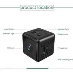 X9 Mini WIFI IP Camera 2mp with Magnetic Support Sports Camera HD 1080P Wireless Security Surveillance Built-in Battery Night Vision Smart Home Micro Cam 6 X9 Mini WIFI IP Camera 2mp with Magnetic Support Sports Camera HD 1080P Wireless Security Surveillance Built-in Battery Night Vision Smart Home Micro Cam - Image 3