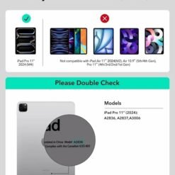 ESR iPad Pro 11 inch (2024) Rebound Magnetic Keyboard Case 360 Can be used in both portrait and landscape modes 8 ESR iPad Pro 11 inch (2024) Rebound Magnetic Keyboard Case 360 Can be used in both portrait and landscape modes - Image 4