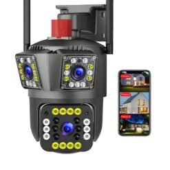 SPEED-X SPZ-803 3 Lens WIFI IP Camera